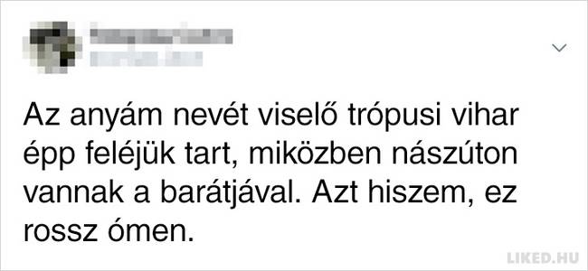 Anyam nevet viselo tropusi vihar