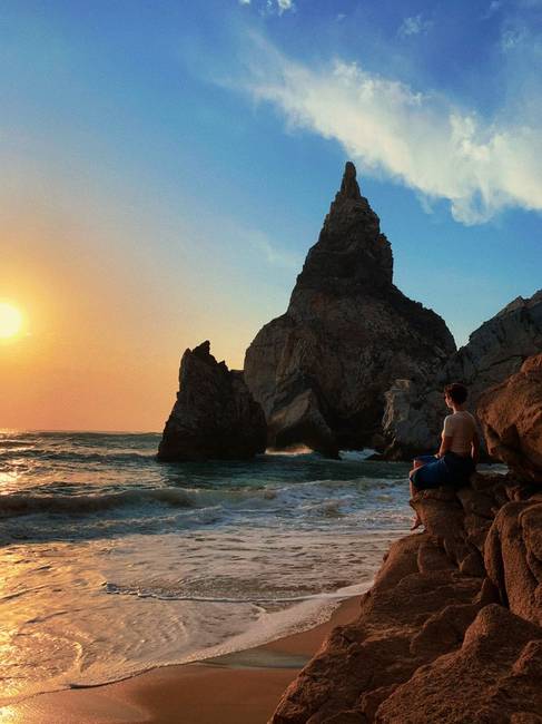 Portugália, Cape Roca. Az európai kontinens legnyugatibb foka.