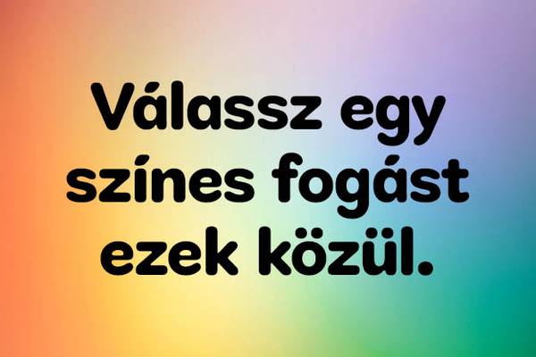 Színes ételkvíz