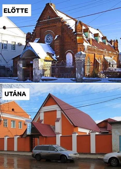 Felujitott regi templom