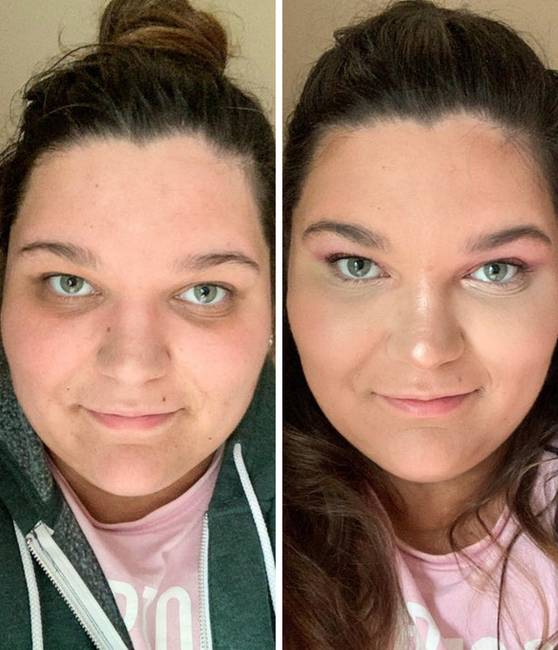 „Ez az én no-makeup sminkem."