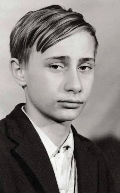 A tinédzser Vlagyimir Putyin, 1966-ban.