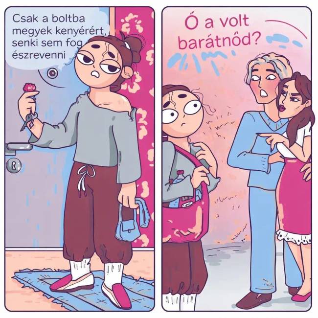 7 vidám képregény egy fiatal lány életéről