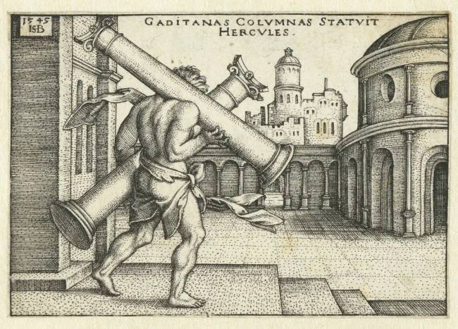 Sebald Beham metszete, 1541.