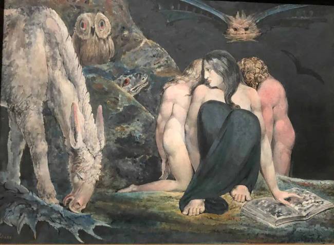 "Az alkony istennője", W. Blake.