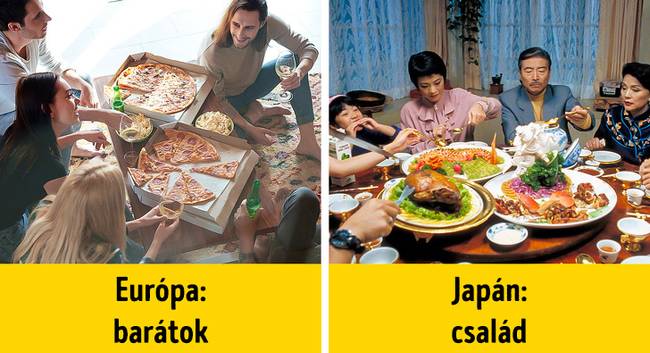 Nem elfogadott, hogy a barátok vendégségbe menjenek egymáshoz.