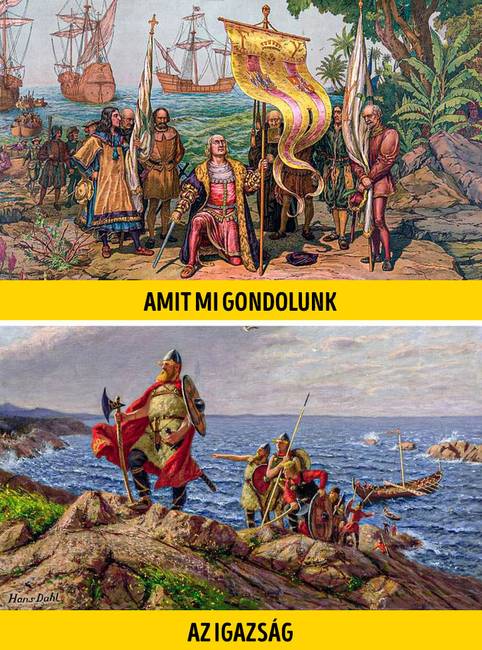 tévhit: Kolumbusz Kristóf volt az első európai, aki Amerikába érkezett