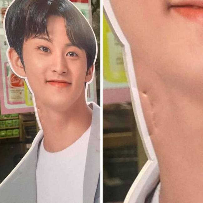 Nyilvánvalóan egy kétségbeesett K-pop rajongó járt erre.