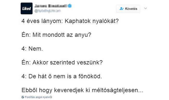 Csak meg kell venni azt a nyalókát, különben egy életen át az anyuka hordja majd a nadrágot a gyermek szemében… :D