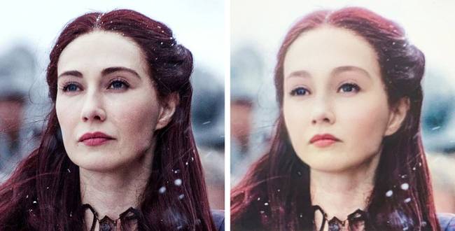 Így nézne ki Melisandre, ha egyszerre két nyaklánc is lenne rajta.