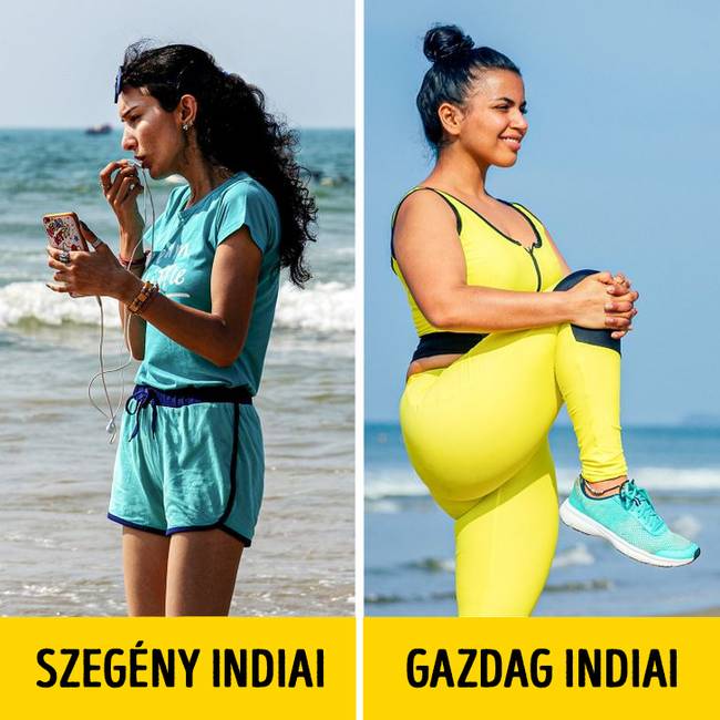 Szegény és gazdag indiai