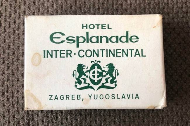 Szállodai szappan egy olyan országból, ami már nem is létezik - Jugoszlávia.