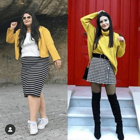 „Csak nézd, hogyan változtak meg a lábaim!"