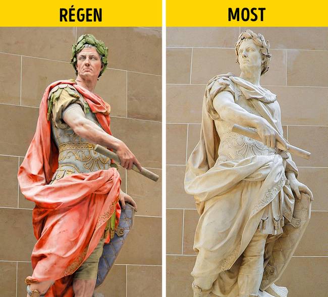 Szobrok régen és most