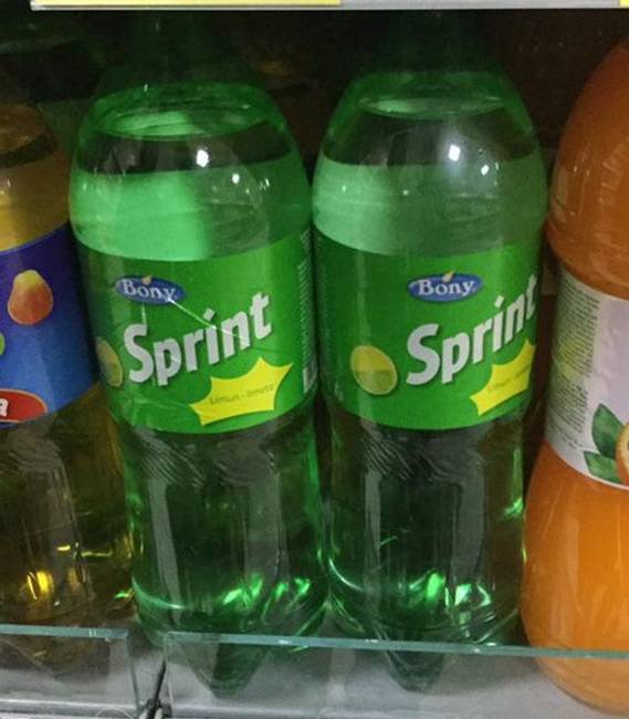 Menj haza Sprite, részeg vagy. Akarom mondani, Sprint.