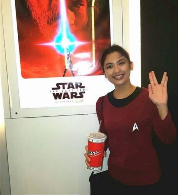 Valaki szóljon neki, hogy ez nem a Star Trek új része.
