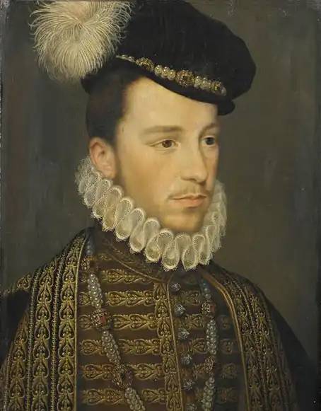 François Clouet „Anjou Henrik portréja”.