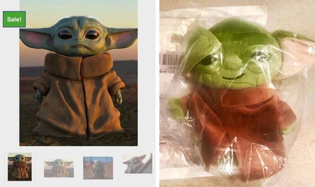 Szegény bébi Yoda.