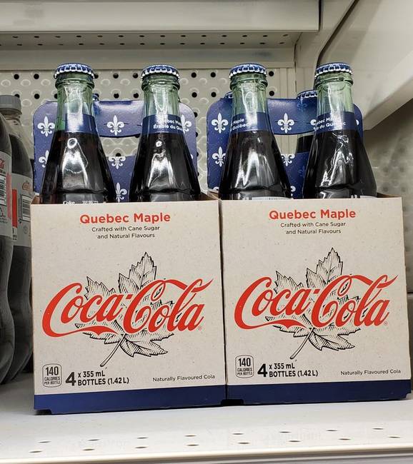 „Találtam egy juhar ízű Coca-Colát Kanadában."