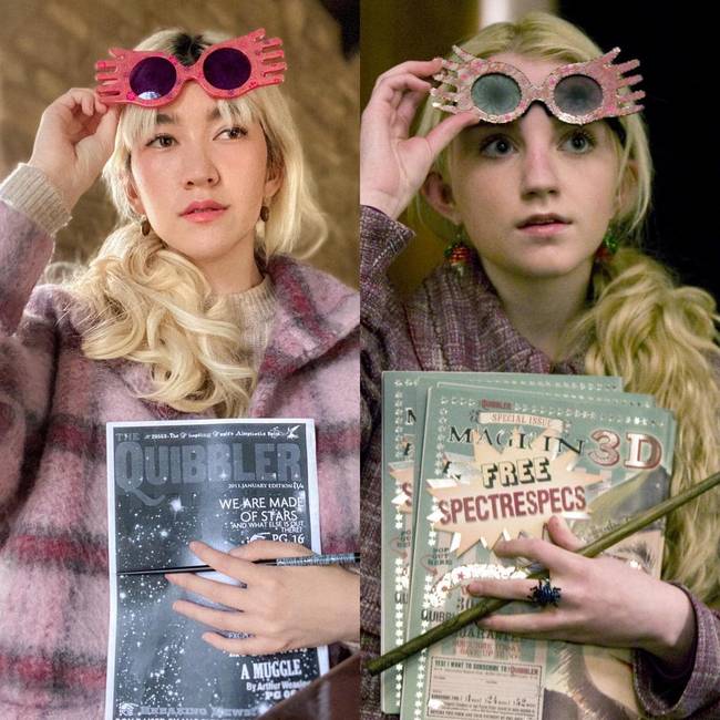 Végezetül egy rendkívül látványos és aranyos Luna Lovegood jelmez. Nálunk 10 pontos!