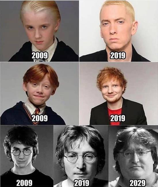 Harry Potter szereplők akkor és most.