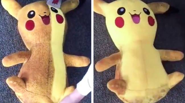 Nézd meg, mit tett a gőztisztító ezzel a Pokémonnal.