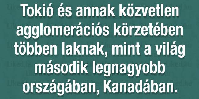 20 hihetetlennek tűnő tény és statisztika, amit még álmainkban sem gondoltunk volna