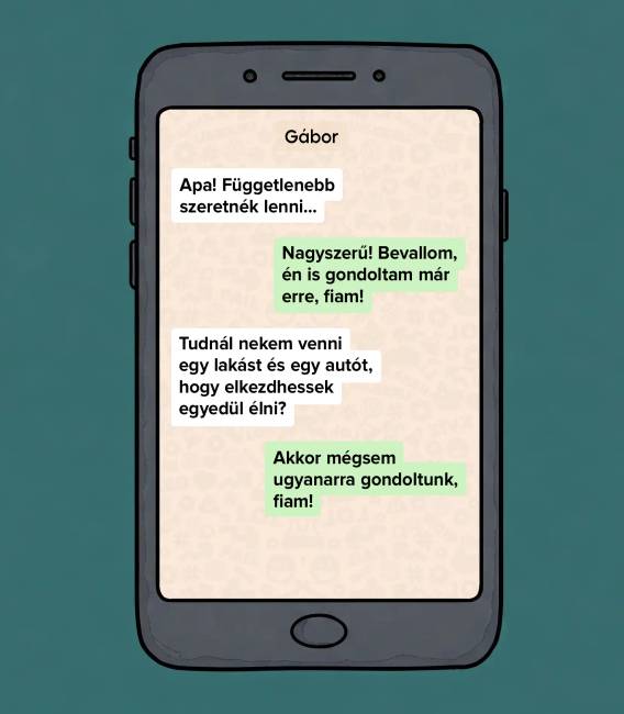 7 vicces üzenetváltás, amiben egy tinédzser el akar költözni otthonról és függetlenné válni