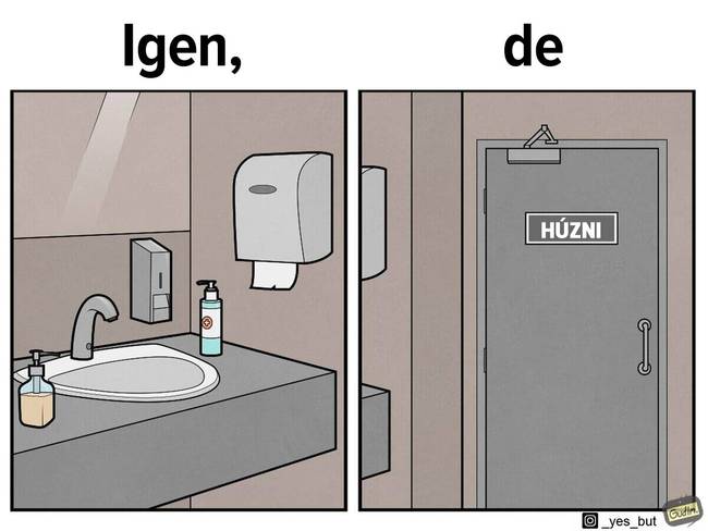 WC ajtó