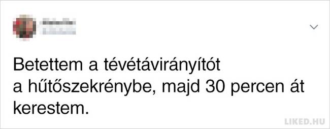 Tévétávirányító a hűtőszekrényben
