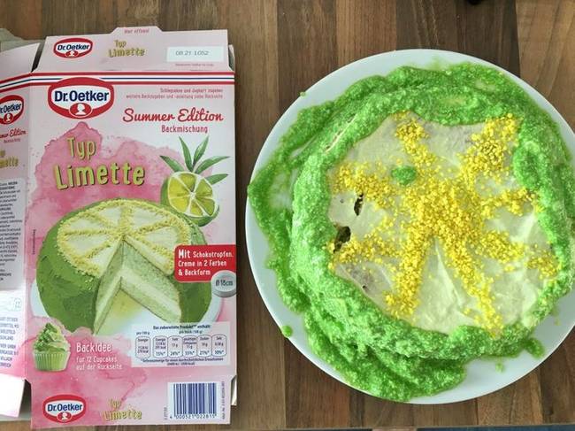 „Olyan tortát készítettem, mint a képen."