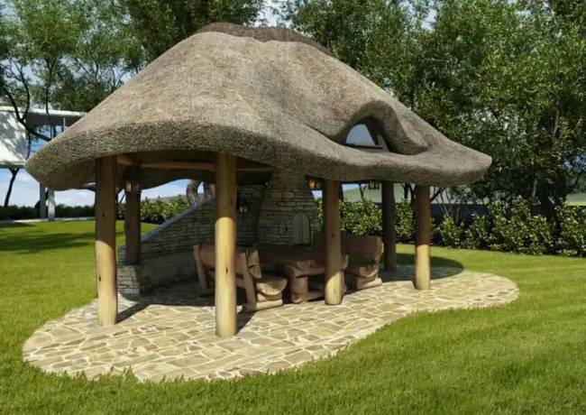 Egzotikus pavilon.
