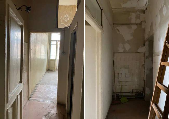 Egy leharcolt lakás lenyűgöző átalakulása 1960-as évekbeli IKEA stílusban: Íme az ELŐTTE és UTÁNA fotók