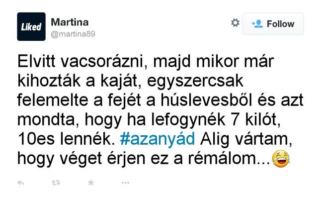 Fő az őszinteség.