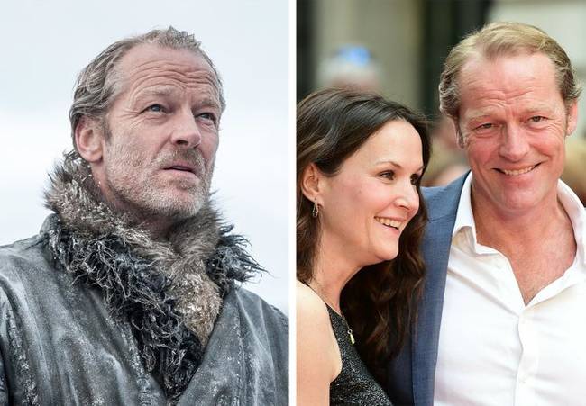 Iain Glen (Jorah Mormont) és felesége, Charlotte Emmerson színésznő.