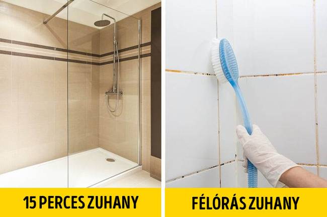 Túl sokáig zuhanyozás