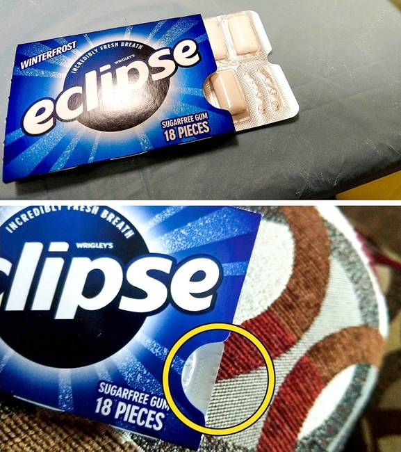 Eggyel kevesebb rágót adnak csak azért, hogy egy olyan kihúzó-fül kapjon helyet a csomagon, ami még csak nem is működik úgy, ahogy kellene.