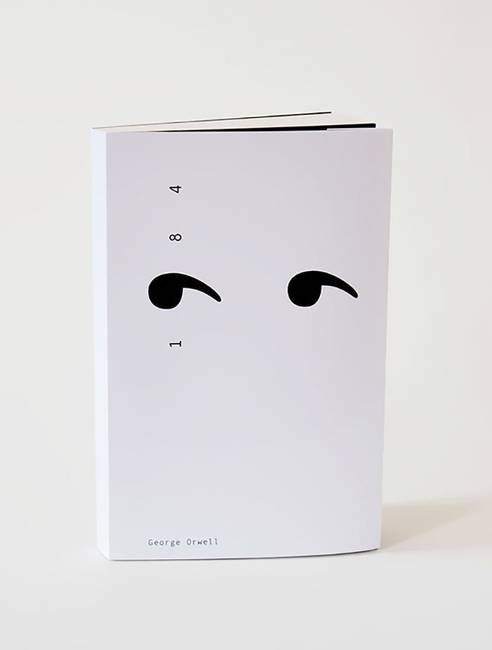 George Orwell 1984 című regényének újragondolt borítója.