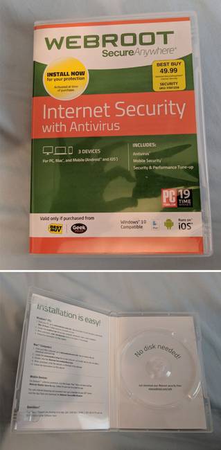 Az 50 euróért vásárolt víruskereső DVD valójában csak egy kód, amivel az internetről letölthetjük a programot.
