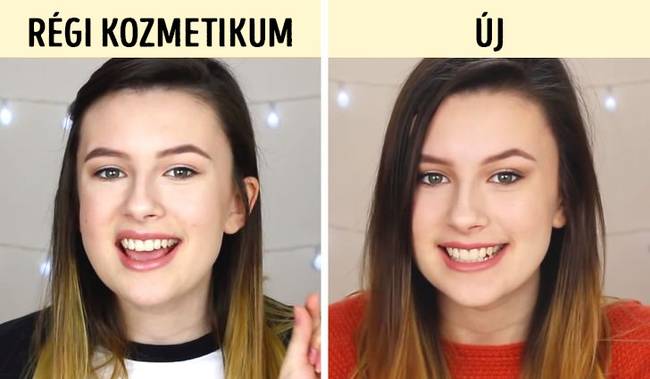 Lejárt vagy régi kozmetikumok és termékminták