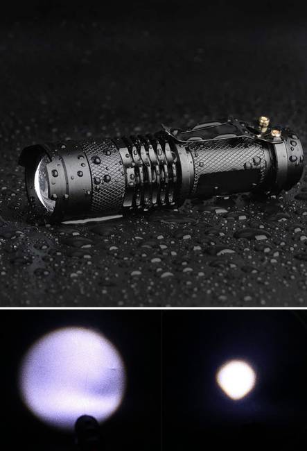 Vízálló LED zseblámpa