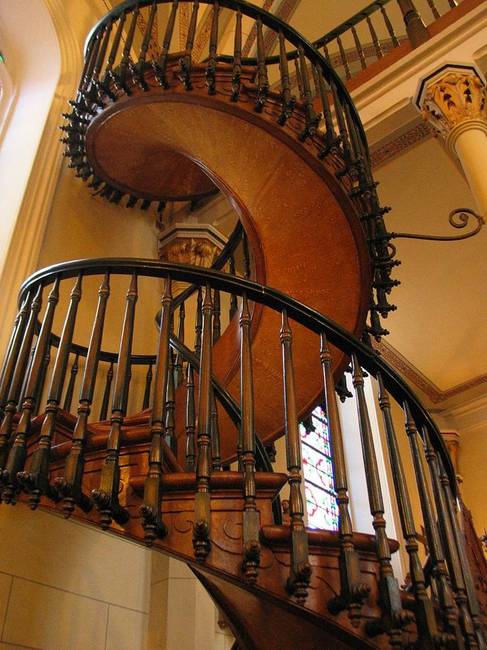 Csigalépcső a Loretto kápolnában