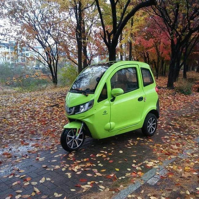 A miniatűr elektromos autók nagyjából olyan szerepet töltenek be Dél-Koreában, mint a kerékpárok Európában.