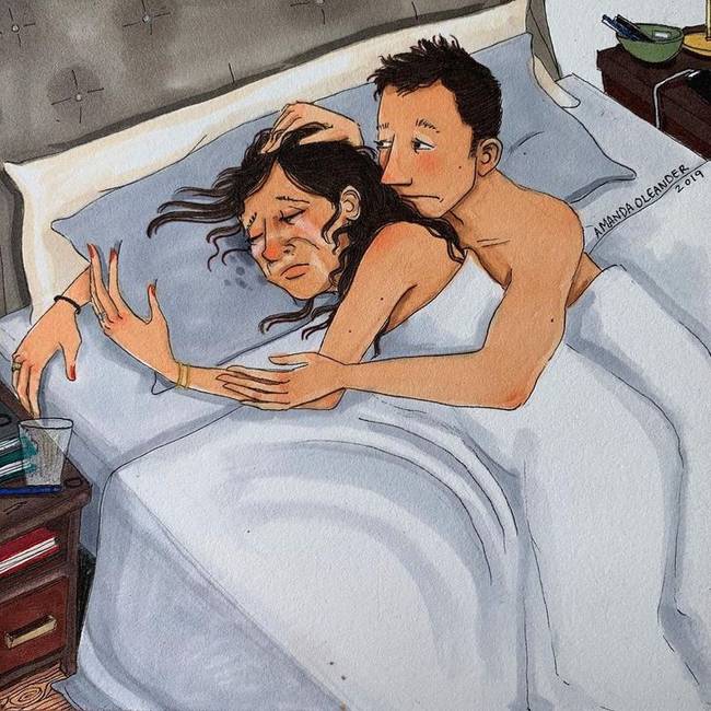 Egy művész humorosan ábrázolja a szerelem rejtett oldalát, amit senki sem lát