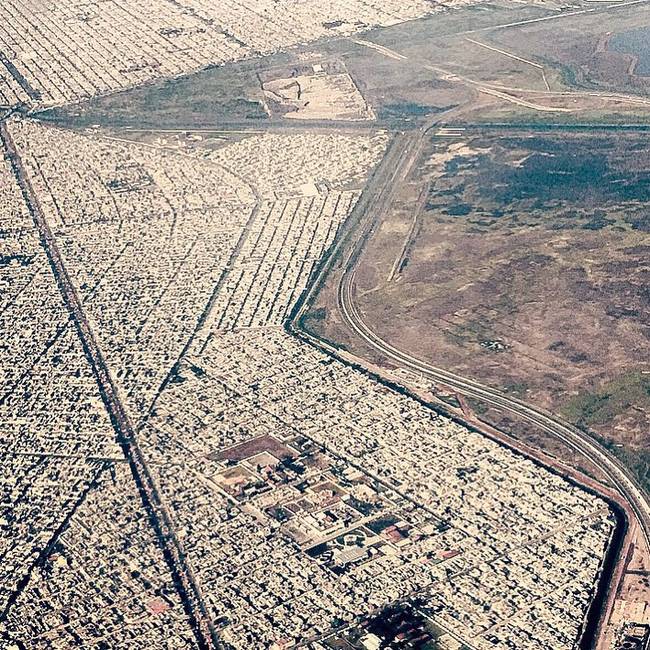 Mexikóváros madártávlatból.