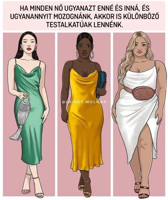 különböző testalkat