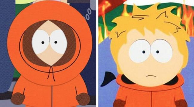 Kenny McCormick leveszi a kapucniját