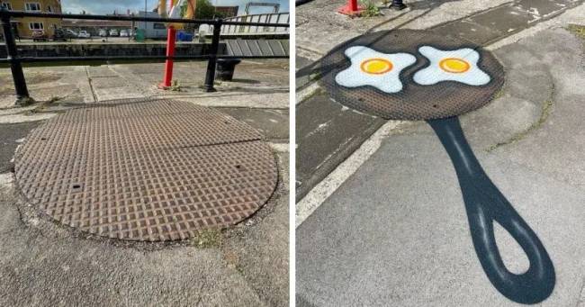 Amerikai művész utcafestmények 2
