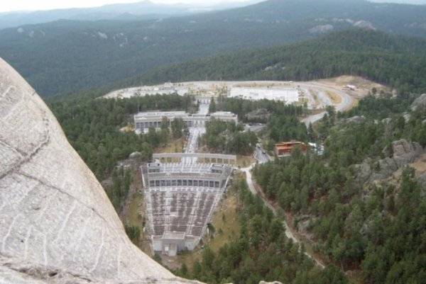 A Rushmore-hegy teteje.