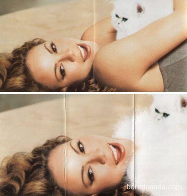 Mariah Carey – Number 1’s című albumának egyik reklámfotója.